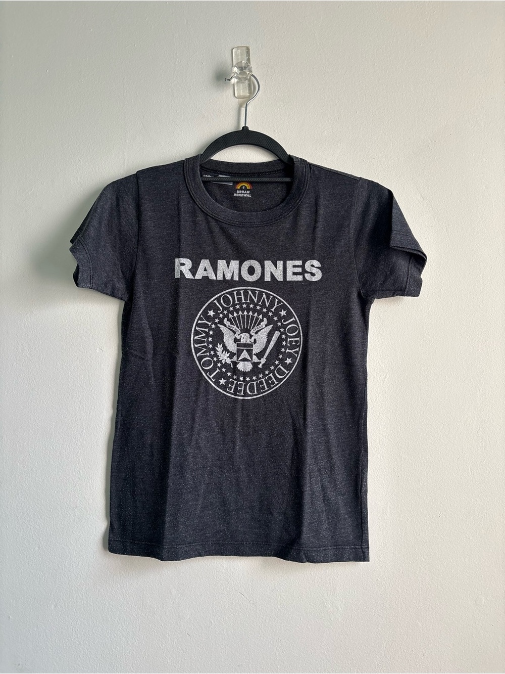Urban Renewal Ramones Graphic Tee - Grey & White